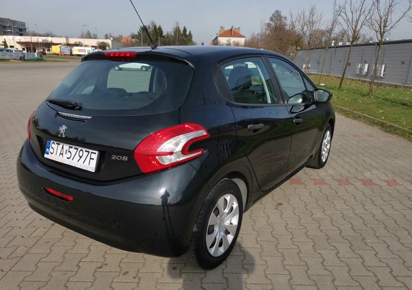 Peugeot 208 cena 20900 przebieg: 134000, rok produkcji 2013 z Radzionków małe 154